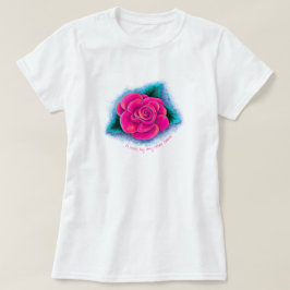 T-Shirt Rosa Rosa Rosa Personalizável