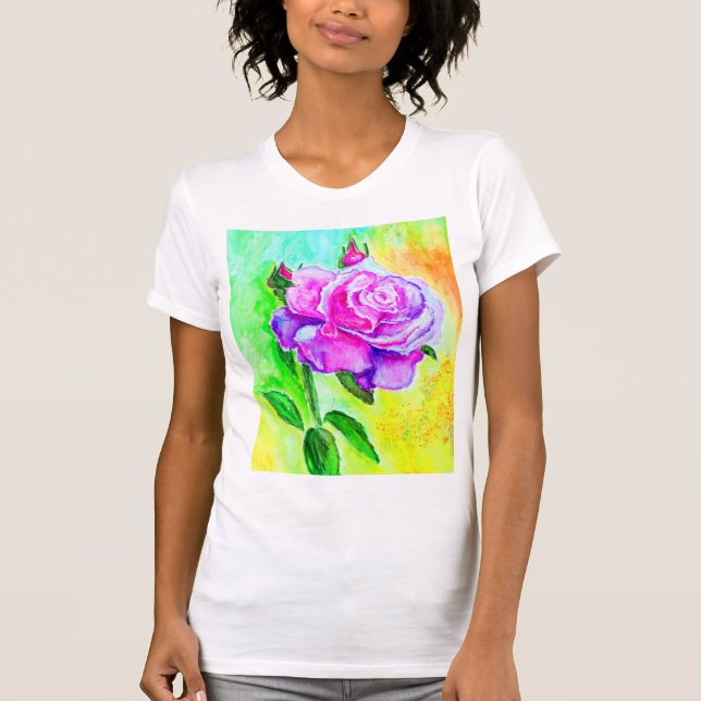 T-Shirt Rosa Rosa Rosa Rosa Rosa Rosa Rosa Rosa Ro (Frente)