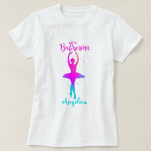 T-Shirt Rosa Turquoise Ballerina