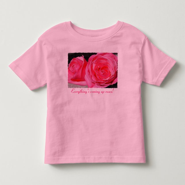 T-shirt Rosas Trepadeiras Rosas (Frente)