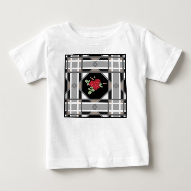 T-shirt Rosas vermelhas, retrato (Frente)