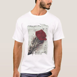 T-shirt <Rose and Music> por Kim Koza 2