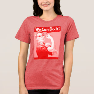 T-shirt Rosie a Empaladeira Rosa "Nós Podemos!"