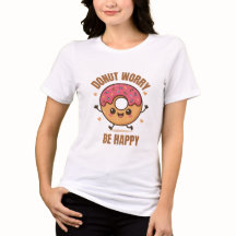 T-Shirt Rosquinha Bonita - Rosquinha Preocupada Se