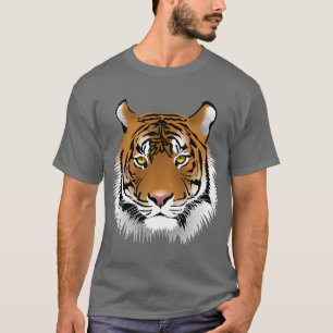 T-shirt Rosto Tigre Animado