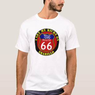 T-SHIRT ROTA 66 AMARILLO TEXAS