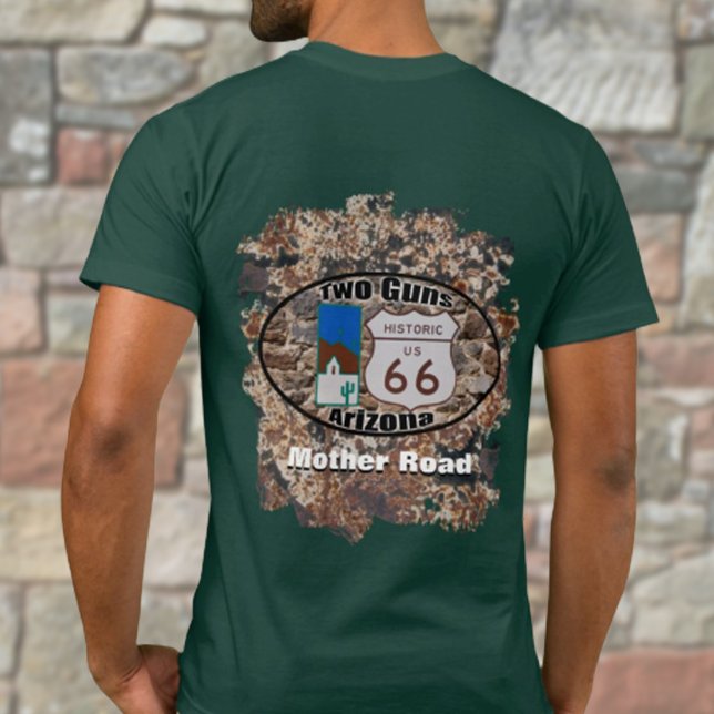 T-shirt Rota Histórica 66 ~ Duas Armas, Arizona (Criador carregado)