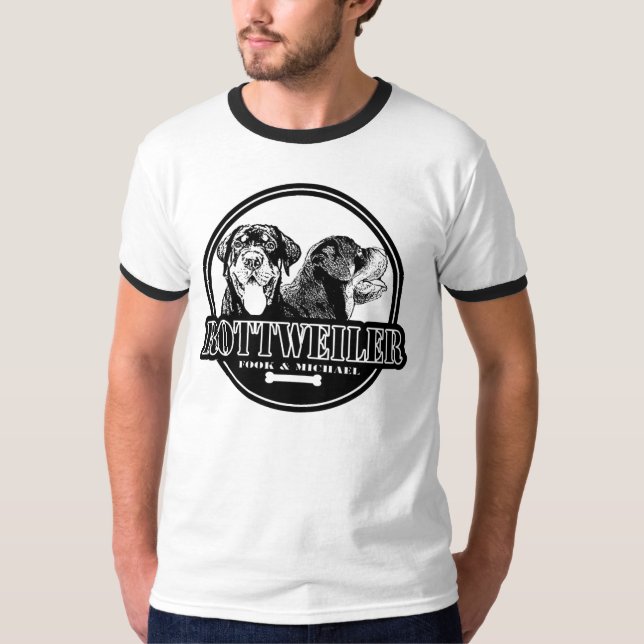 T-shirt rottweiler (Frente)