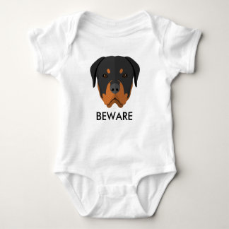 T-shirt Rottweiler Beware