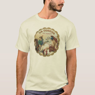 T-shirt Rótulo De Charros De Toros