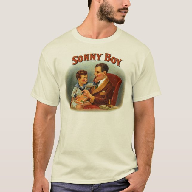 T-shirt Rótulo do Charuto Sonny Boy (Frente)