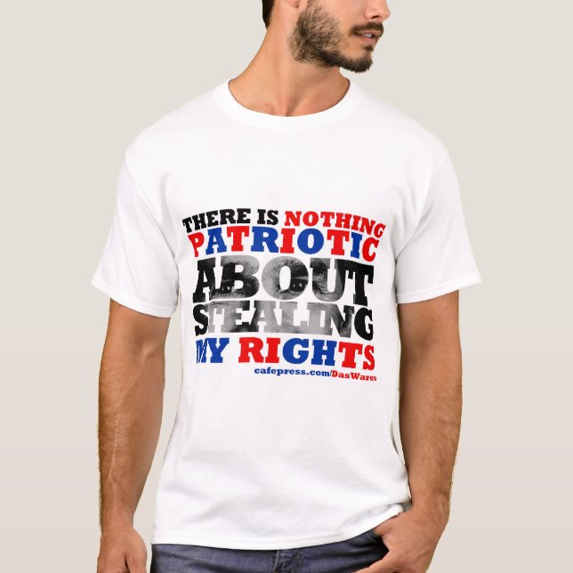 T-shirt Roubando meus direitos (Frente)