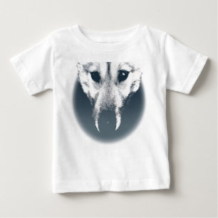 T-shirt Rouco Pup Bebê Toto Rouco Lobo Vestido Bebê