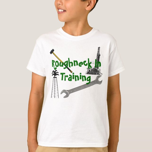 T-shirt Roughneck no treinamento (Frente)