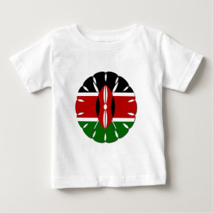 T-shirt Round Kenyan Motif: Um Símbolo Nacional