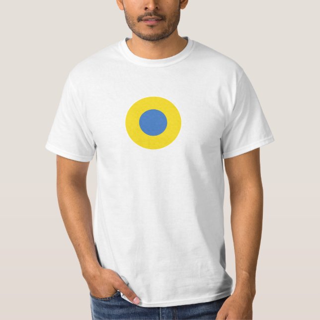 T-shirt Roundel da Força Aérea Ucraniana (Frente)