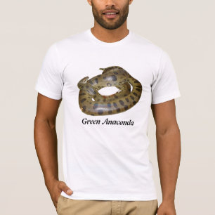 T-shirt Roupa americano T do Anaconda verde