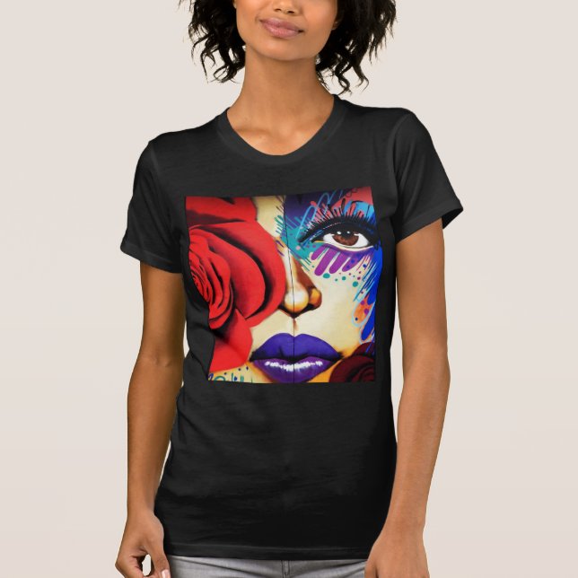 T-shirt Roupa da arte moderna (Frente)