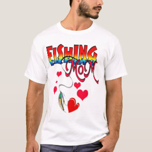 T-shirt Roupa da mamã da pesca
