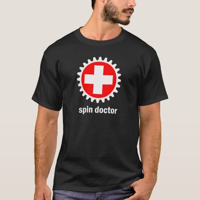 T-shirt Roupa da obscuridade do spin doctor (Frente)
