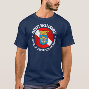T-shirt Roupa de Bonaire do mergulho (rd)