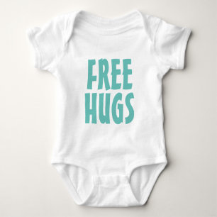 T-shirt Roupa de caixa GRATUITA de HUGS para o bebê ou men