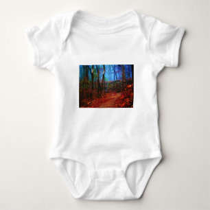 T-shirt Roupa de pintura de petróleo em florestas de gelo