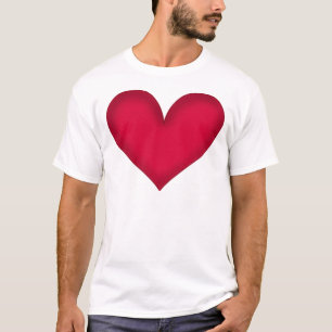 T-shirt roupa do coração