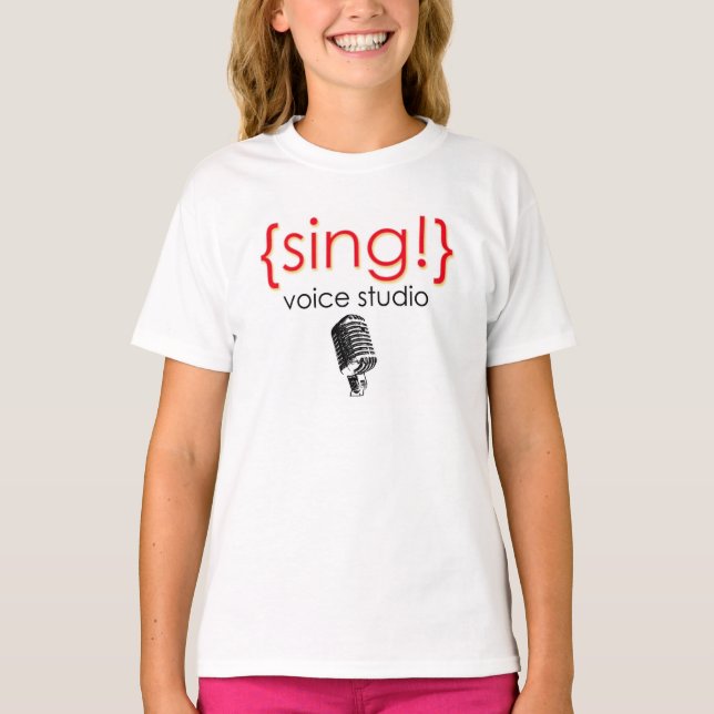 T-shirt Roupa do Sing Voice Studio Oficial (Frente)