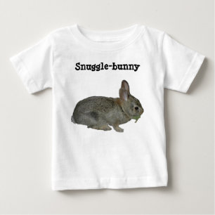 T-shirt roupa do Snuggle-coelho
