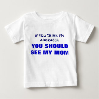 T-shirt Roupa engraçada do bebê