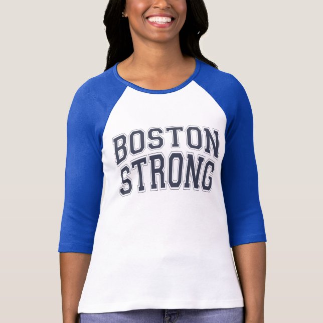T-shirt Roupa forte de Boston (Frente)