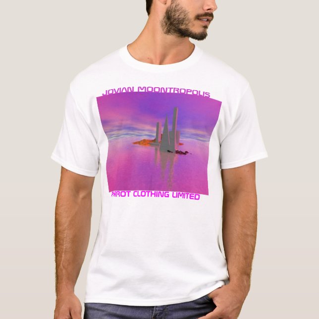 T-SHIRT ROUPA JOVIAN LTD. DE MOONTROPOLIS/PARROT (Frente)