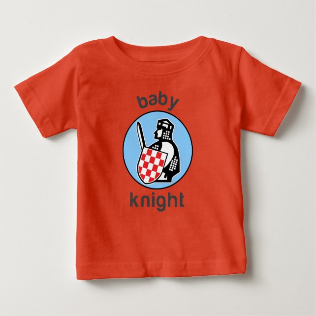 T-shirt Roupa para bebê Knight (Frente)