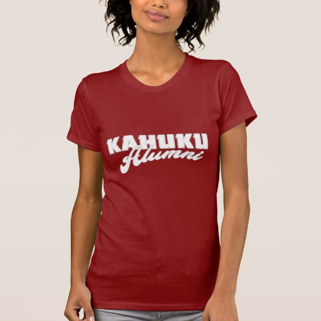 T-shirt Roupa vermelho dos incursores de Kahuku (Frente)