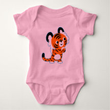 Roupas de Bebê de Tigre de Desenho Animado Fofinho