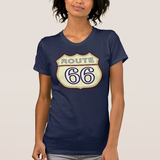T-shirt route66 (Frente)