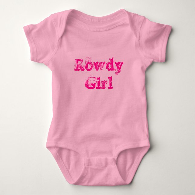 T-shirt Rowdy Girl (Frente)