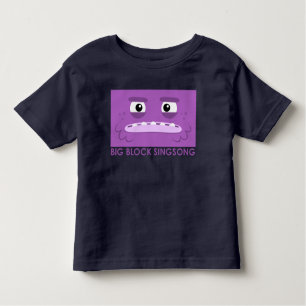 T-shirt roxo da criança de Dah do T do La de BBSS