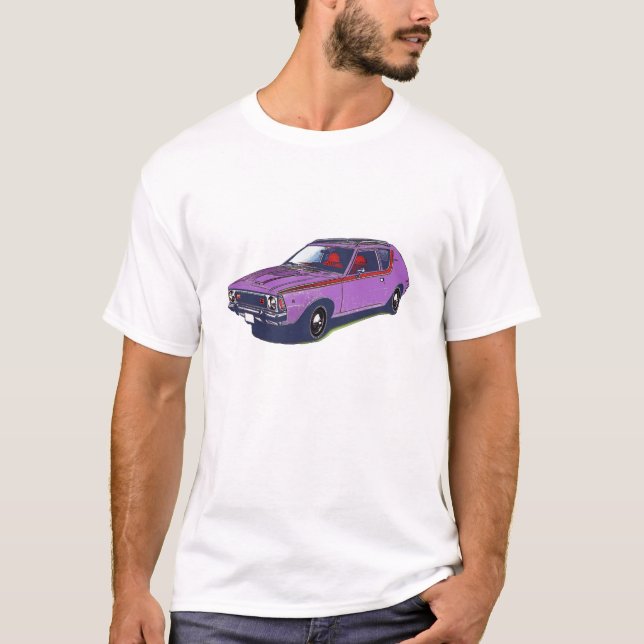T-shirt roxo de Gremlin (Frente)