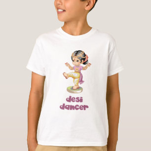 T-shirt Roxo do dançarino de Desi