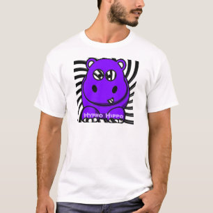 T-shirt Roxo do hipopótamo de Hypno