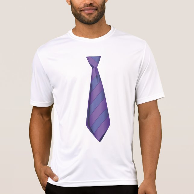 T-shirt roxo do laço (Frente)