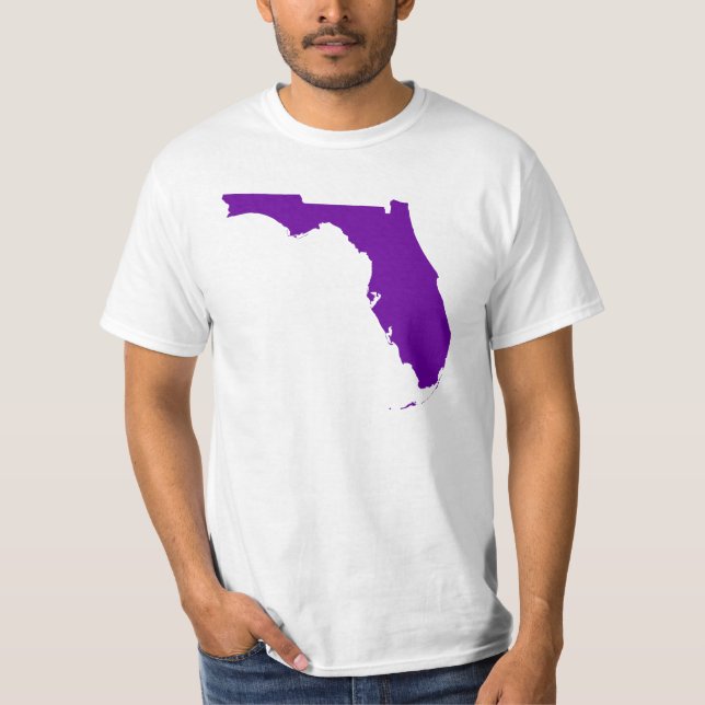 T-shirt Roxo Violeta Flórida (Frente)