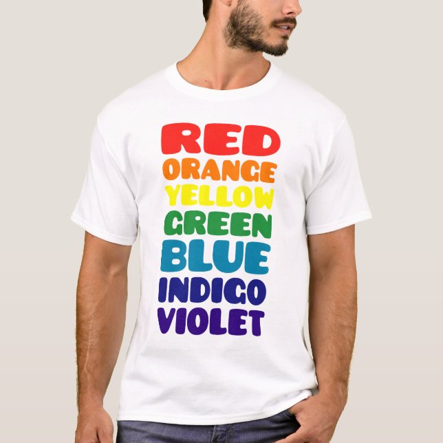 T-shirt ROY G BIV (Frente)