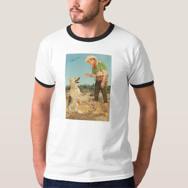 T-shirt ROY ROGERS & BALA as botas da pradaria do (Frente)