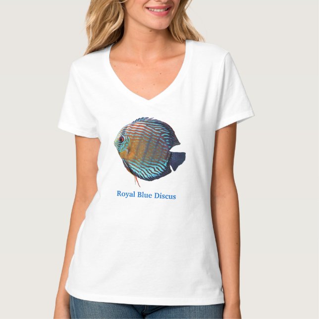 T-shirt Royal Blue Discus (Frente)