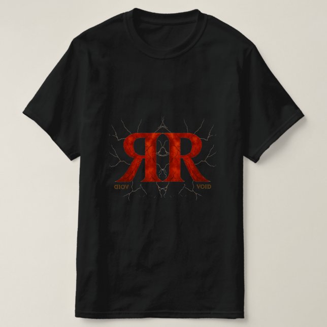 T-shirt RR - Forçar o uso silencioso e os mínimos  (Frente do Design)