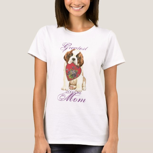 T-shirt Rua Bernard Heart Mãe (Frente)