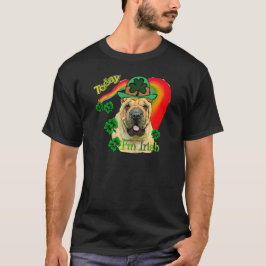 T-shirt Rua Chinesa Shar-Pei. Dia de Patrick